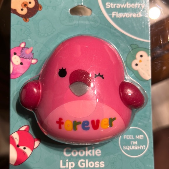 BRAND NEW SEALED SQUISHMALLOWS Cookie Lip Gloss Strawberry LIP GLOSS forever - Picture 2 of 5